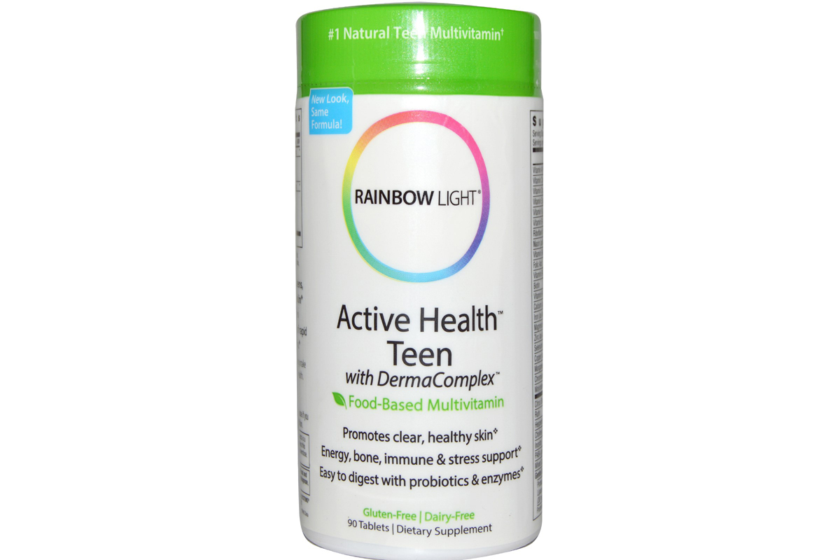 Мультивитамины для подростков: активность, здоровье и чистая кожа от Rainbow Light 