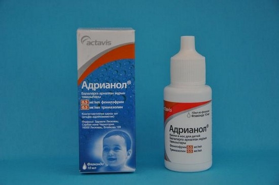 Адрианол — капли в нос для детей: инструкция по применению средства