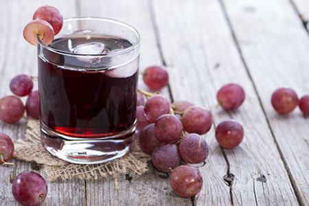 виноград и виноградный сок