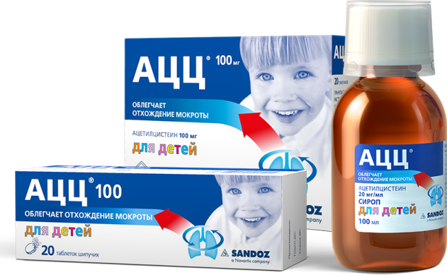 АЦЦ для детей: инструкция по применению порошка, сиропа, таблеток