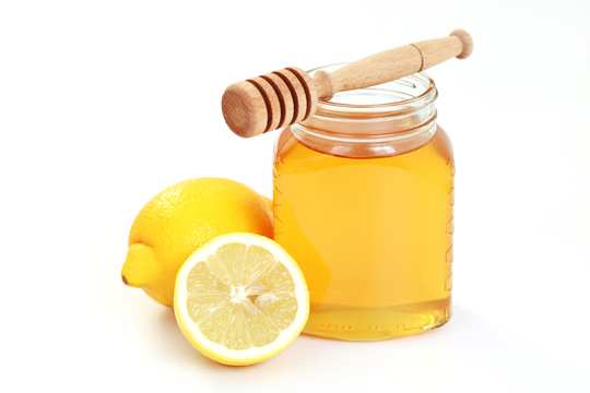 мед и лимонный сок