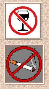 запрет алкоголя и курения
