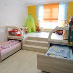 Выдвижные кровати для детской комнаты