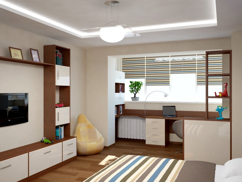 Детская комната для мальчика подростка