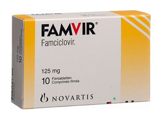 Иногда заболевание лечат и таблетками - например, препаратом Фамвир.