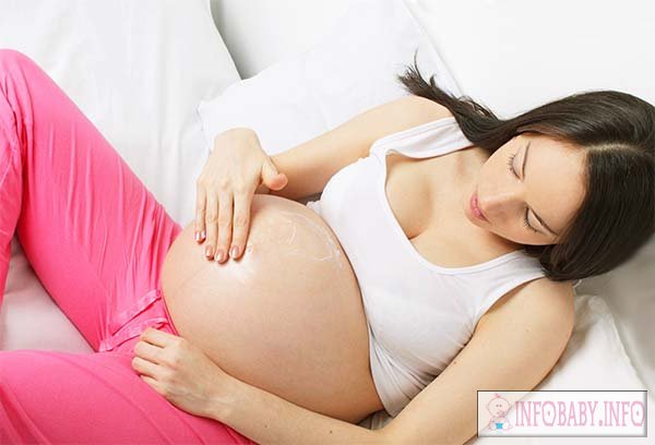 Опустившийся живот беременной