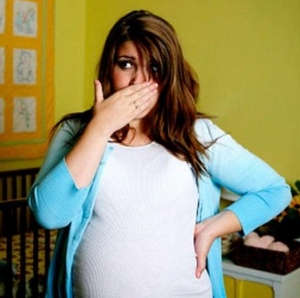У беременной женщины кашель