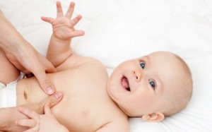 массаж живота новорожденного