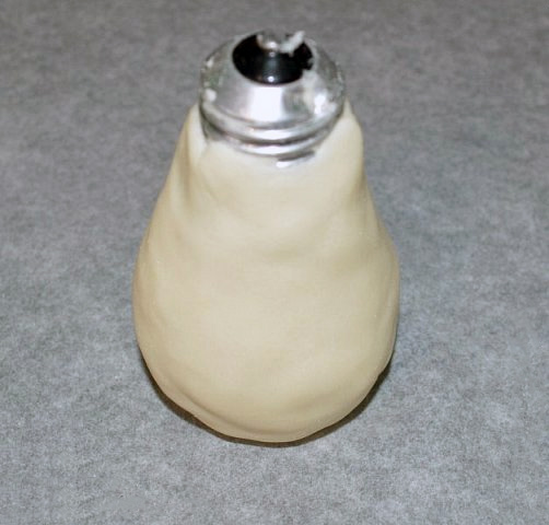 гриб из лампочки соленого теста для деток