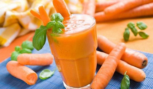 Сок моркови от насморка у детей