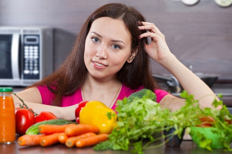 Овощи в рационе кормящей женщины