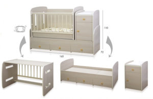  стандартные размеры детской кроватки