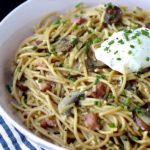 Спагетти с ветчиной и сыром: рецепт