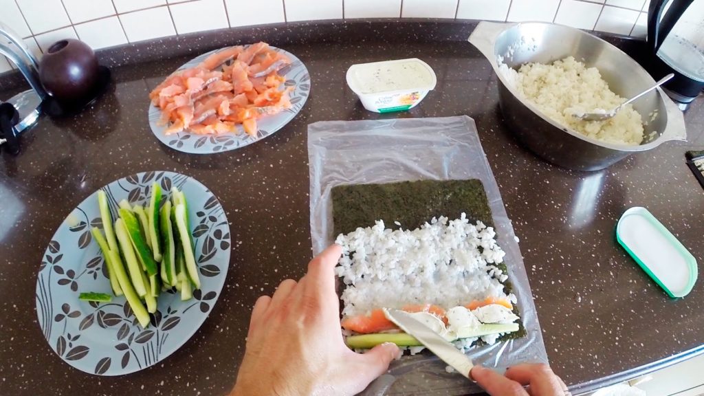 Приготовление суши дома