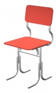 Регулируемый стул на металлокаркасе