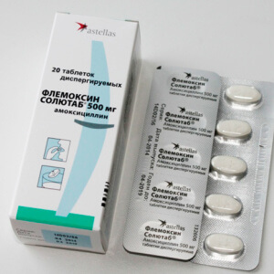 Флемоксин Солютаб: назначение антибиотика, дозировка и побочные действия