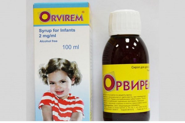 Противовирусный сироп Орвирем: инструкция по применению для детей