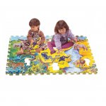 Напольные коврики-пазлы для детей:Коврик-пазл Lee chuyn Африканские животные (18 элементов) 