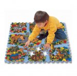 Напольные коврики-пазлы для детей: Коврик-пазл Lee chuyn Животные (81 элемент) 