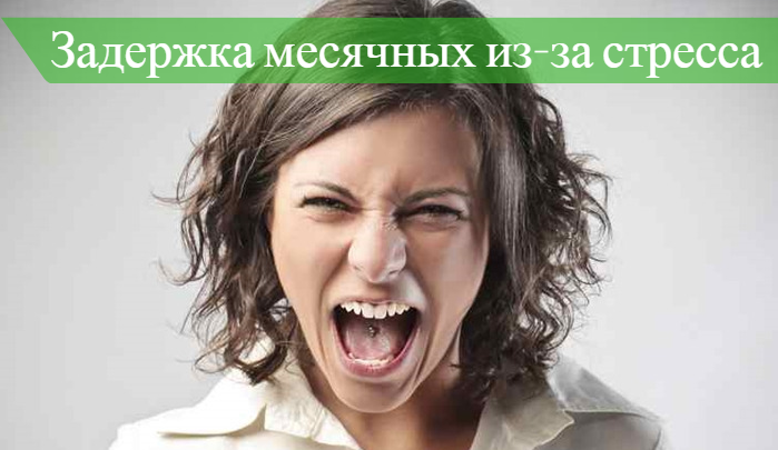 Задержка месячных из-за стресса: может ли пропасть менструация на нервной почве?