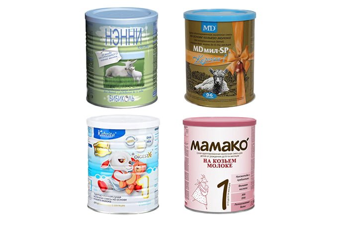 Детская смесь на козьем молоке: список для новорожденных