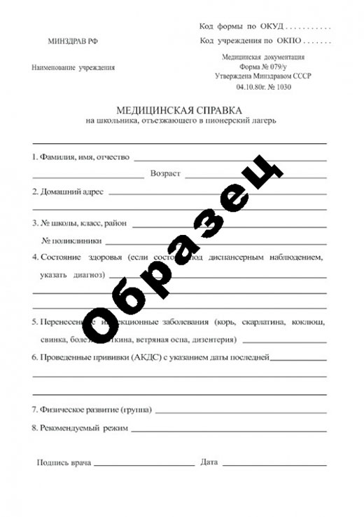 Какие анализы нужно сдать для лагеря ребенку, как собрать необходимые справки?