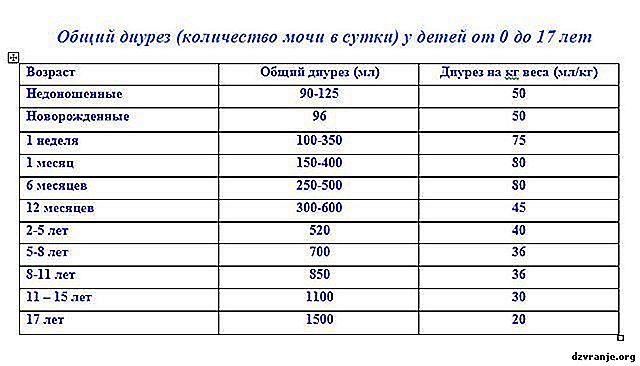 Суточный диурез при беременности в норме составляет: таблица и правила сбора