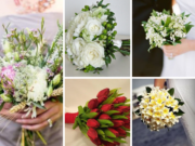 Весенний свадебный букет